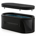 Bain froid long portable isolé sans boitier – Cuve d'immersion à froid 480 L sans boitier, 158 x 65 cm, intérieur et extérieur
