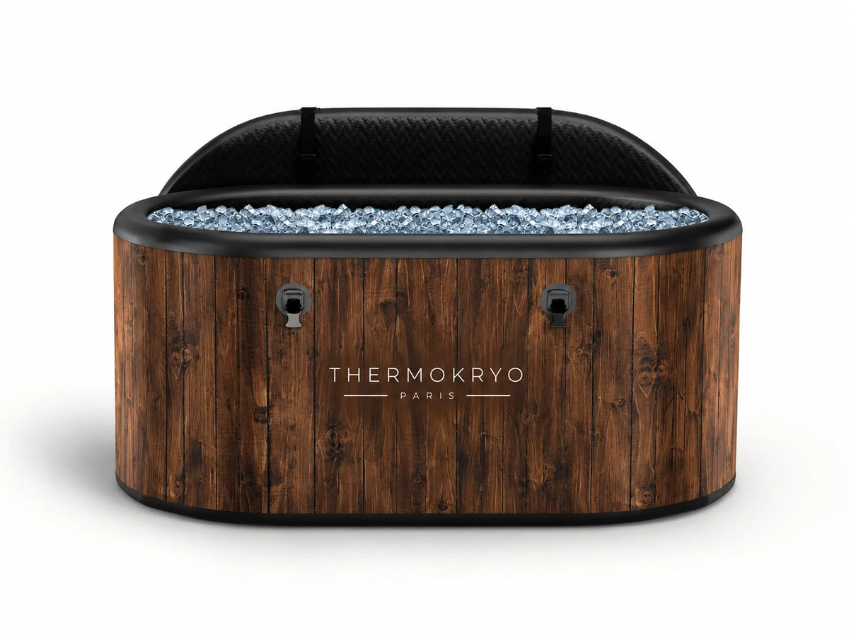 Bain froid gonflable ThermoKryo – 400 L, isolé, portable