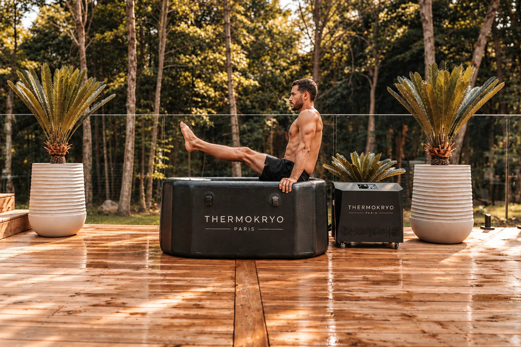 Bain froid gonflable ThermoKryo – 400 L, isolé, portable